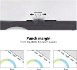 MAKEASY Binding Machine for LTR / A4, 21-Hole, Manual Paper Punch Binder, Book Binding Materials Kit with 100PCS 3/8'' PVC Comb Bindings Spines - Image 2